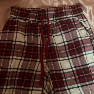 Garage plaid PJ pants